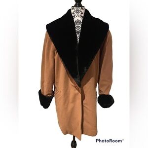 VINTAGE Peter Martin wool cashmere blend coat